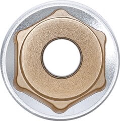 Lizdas, šešiakampis, gilus | 12,5 mm (1/2 colio) pavara | 28 mm BGS Technic-10568 kaina ir informacija | Mechaniniai įrankiai | pigu.lt