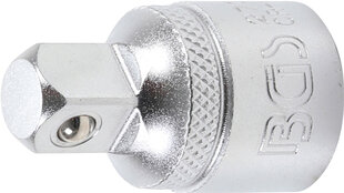 Lizdų adapteris | vidinis kvadratas 12,5 mm (1/2 ") - išorinis kvadratas 10 mm (3/8") BGS Technic-270 kaina ir informacija | Mechaniniai įrankiai | pigu.lt