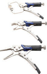 Набор плоскогубцев Mini Lock | 3 шт. BGS-4499 цена и информация | Механические инструменты | pigu.lt