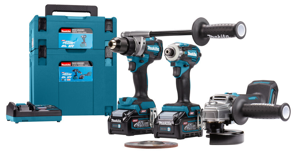 Akumuliatorinių įrankių komplektas XGT® 40Vmax DK0125G301 Makita kaina ir informacija | Mechaniniai įrankiai | pigu.lt