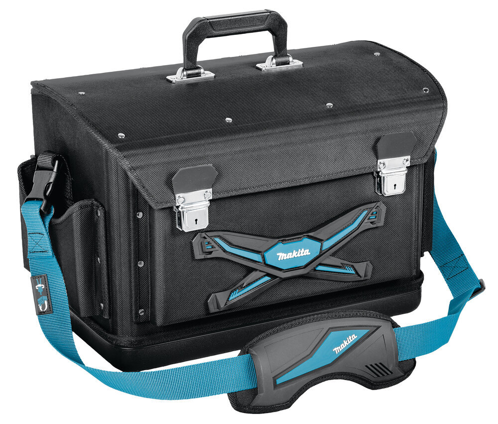 Sutvirtintas įrankių krepšys su reguliuojamais skyriais. E-05418 Makita kaina ir informacija | Įrankių dėžės, laikikliai | pigu.lt