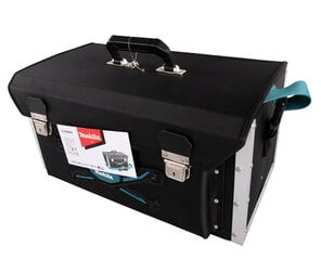 E-05424 Papildomai sutvirtintas įrankių krepšys su reguliuojamais skyriais. Makita kaina ir informacija | Įrankių dėžės, laikikliai | pigu.lt
