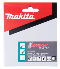 Pjovimo diskas metalui Makita; 110 mm kaina ir informacija | Mechaniniai įrankiai | pigu.lt