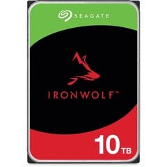 HDD|SEAGATE|IronWolf|10TB|SATA 3.0|256 MB|7200 rpm|3,5"|ST10000VN000 цена и информация | Внутренние жёсткие диски (HDD, SSD, Hybrid) | pigu.lt