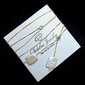 Paauksuotas sidabrinis kaklo papuošalas su perlais N271 kaina ir informacija | Kaklo papuošalai | pigu.lt