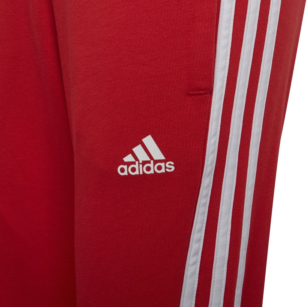 Adidas sportinis kostiumas mergaitėms Lk Logo Jog Set Red Pink H65799 H65799/128 kaina ir informacija | Kelnės mergaitėms | pigu.lt