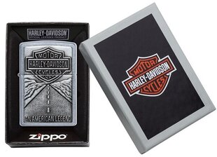 Žiebtuvėlis Zippo Harley-Davidson® 20229, pilkas kaina ir informacija | Žiebtuvėliai ir priedai | pigu.lt