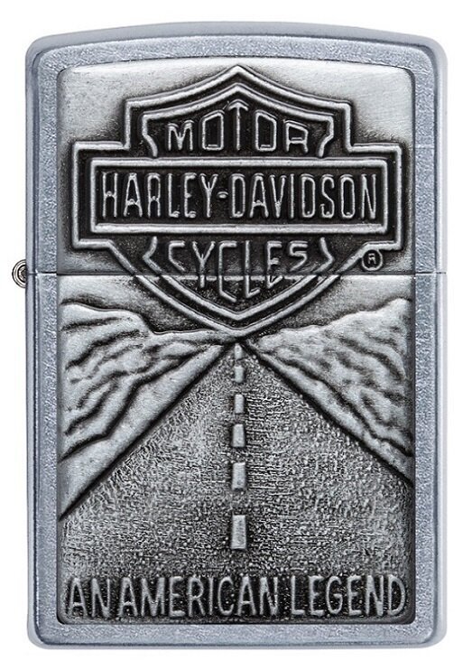 Žiebtuvėlis Zippo Harley-Davidson® 20229, pilkas цена и информация | Žiebtuvėliai ir priedai | pigu.lt