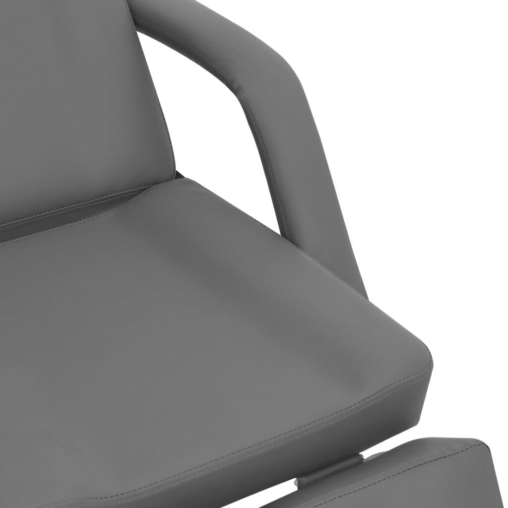 Kosmetologinė kėdė, 180 x 62 x 78 cm, pilka цена и информация | Baldai grožio salonams | pigu.lt