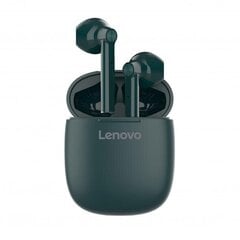 Гарнитура Lenovo HT30 TWS Bluetooth зеленый LEN-HT30-E цена и информация | Теплая повязка на уши, черная | pigu.lt