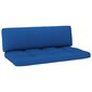 Poilsio komplektas iš palečių su pagalvėlėmis, 6 dalių, mėlynas цена и информация | Lauko baldų komplektai | pigu.lt