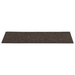 vidaXL Lipnūs laiptų kilimėliai, 15vnt., tamsiai rudi, 76x20cm цена и информация | Ковры | pigu.lt
