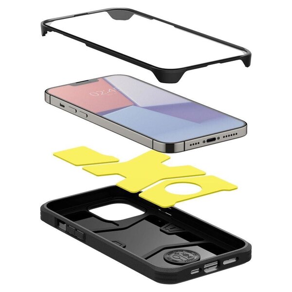 Dėklas telefonui Spigen dėklas, skirtas iPhone 13 Pro Max, Apple iPhone 13  Pro, Juoda kaina | pigu.lt