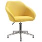 Pasukamos valgomojo kėdės, 2 vnt, geltonos kaina ir informacija | Virtuvės ir valgomojo kėdės | pigu.lt