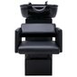 Kirpyklos kėdė su plautuve, 129x59x82 cm, juoda kaina ir informacija | Baldai grožio salonams | pigu.lt