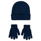Kepurė ir pirštinės Levi's Batwing, mėlyna kaina ir informacija | Kepurės moterims | pigu.lt