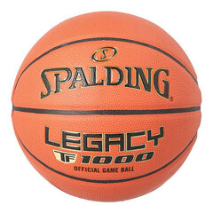 Баскетбольный мяч Spalding TF-1000 Legacy 7, темно-оранжевый цена и информация | Баскетбольные мячи | pigu.lt