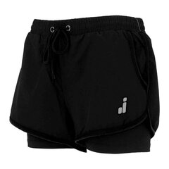 Спортивные шорты Joluvi Meta Duo W, чёрные (XS) S6432435 цена и информация | Мужская спортивная одежда | pigu.lt