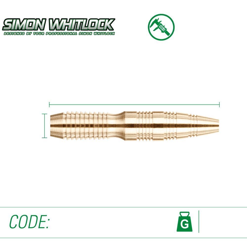 Strėlytės Winmau Simon Whitlock, 22 g. kaina ir informacija | Smiginis | pigu.lt