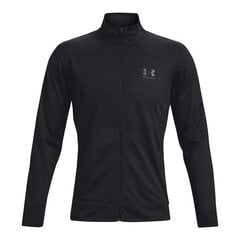 Мужская спортивная куртка Under Armour Pique Track Чёрный цена и информация | Мужская спортивная одежда | pigu.lt