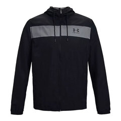 Спортивная куртка Under Armour Windbreaker, чёрный цвет цена и информация | Мужские куртки | pigu.lt