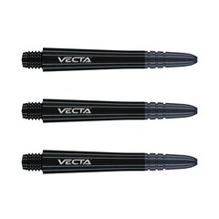 Koteliai Winmau Vecta, juodos spalvos, ilgi, 40 mm kaina ir informacija | Smiginis | pigu.lt