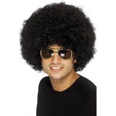 Afro juodas perukas цена и информация | Карнавальные костюмы | pigu.lt