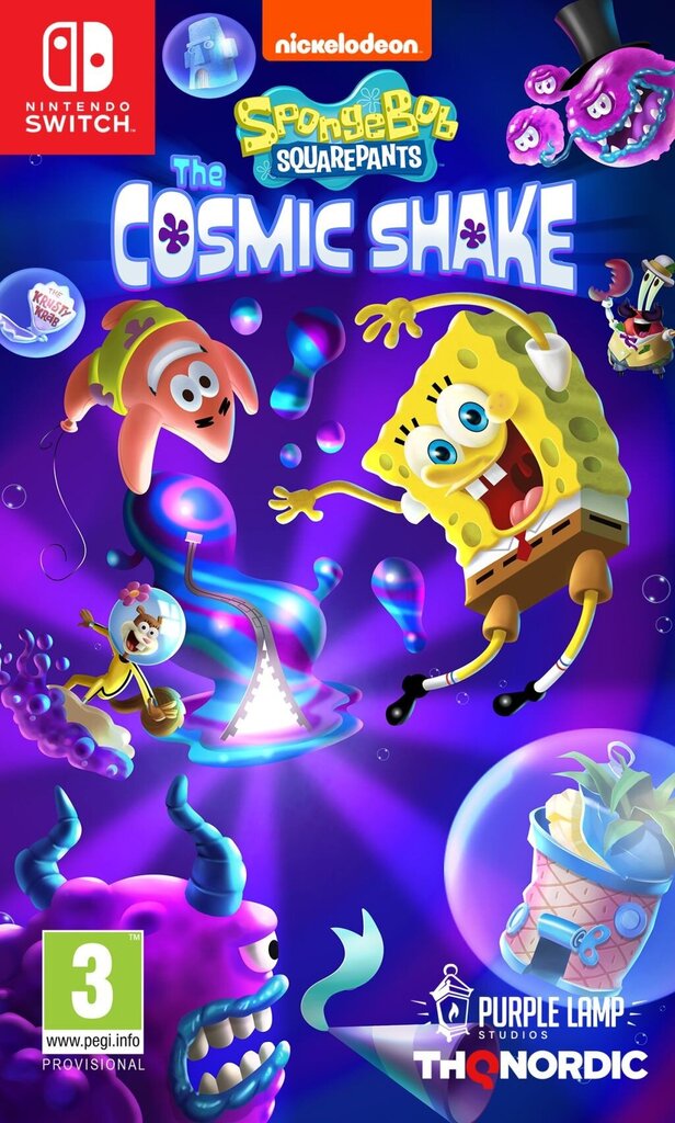 SpongeBob SquarePants: The Cosmic Shake, Nintendo Switch kaina ir informacija | Kompiuteriniai žaidimai | pigu.lt