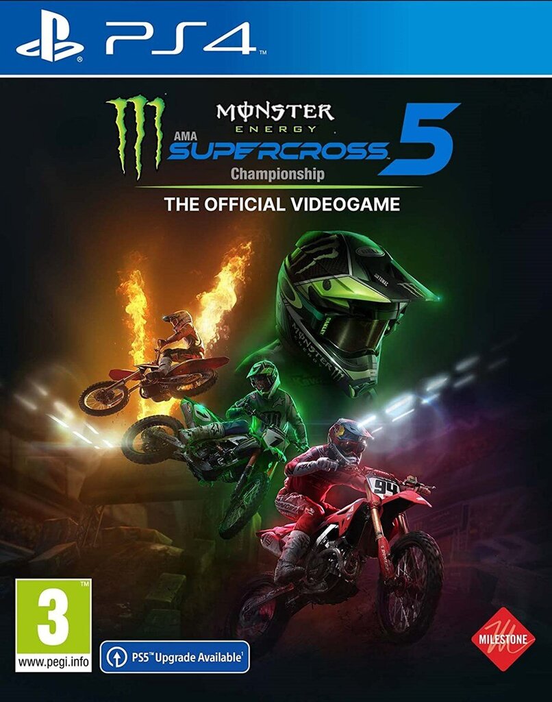 Monster Energy Supercross 5 Playstation 4 PS4 žaidimas цена и информация | Kompiuteriniai žaidimai | pigu.lt