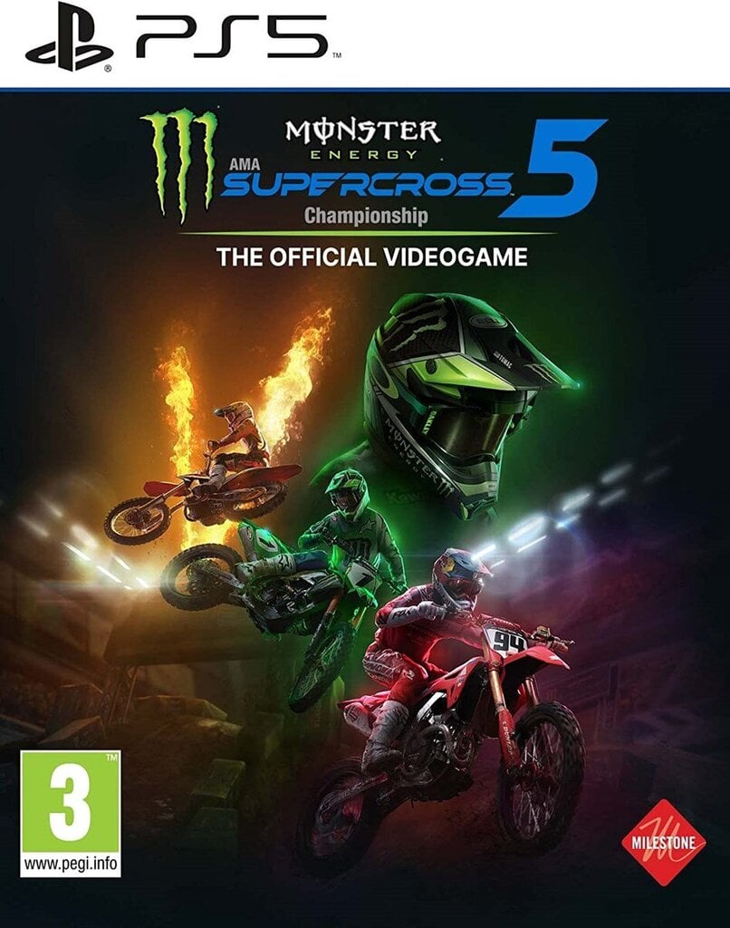 Monster Energy Supercross 5 Playstation 5 PS5 žaidimas kaina ir informacija | Kompiuteriniai žaidimai | pigu.lt