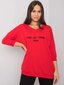 Džemperis moterims, raudonas цена и информация | Džemperiai moterims | pigu.lt