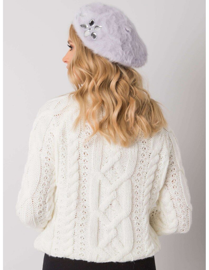 Žieminė kepurė moterims, violetinė kaina ir informacija | Kepurės moterims | pigu.lt