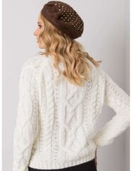 Žieminė kepurė moterims, ruda kaina ir informacija | Kepurės moterims | pigu.lt