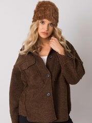 Женская зимняя шапка, светло-коричневая цена и информация | Женские шапки | pigu.lt