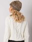 Žieminė kepurė moterims, smėlio spalvos kaina ir informacija | Kepurės moterims | pigu.lt