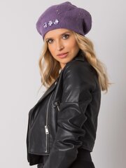 Žieminė kepurė moterims, violetinė kaina ir informacija | Kepurės moterims | pigu.lt