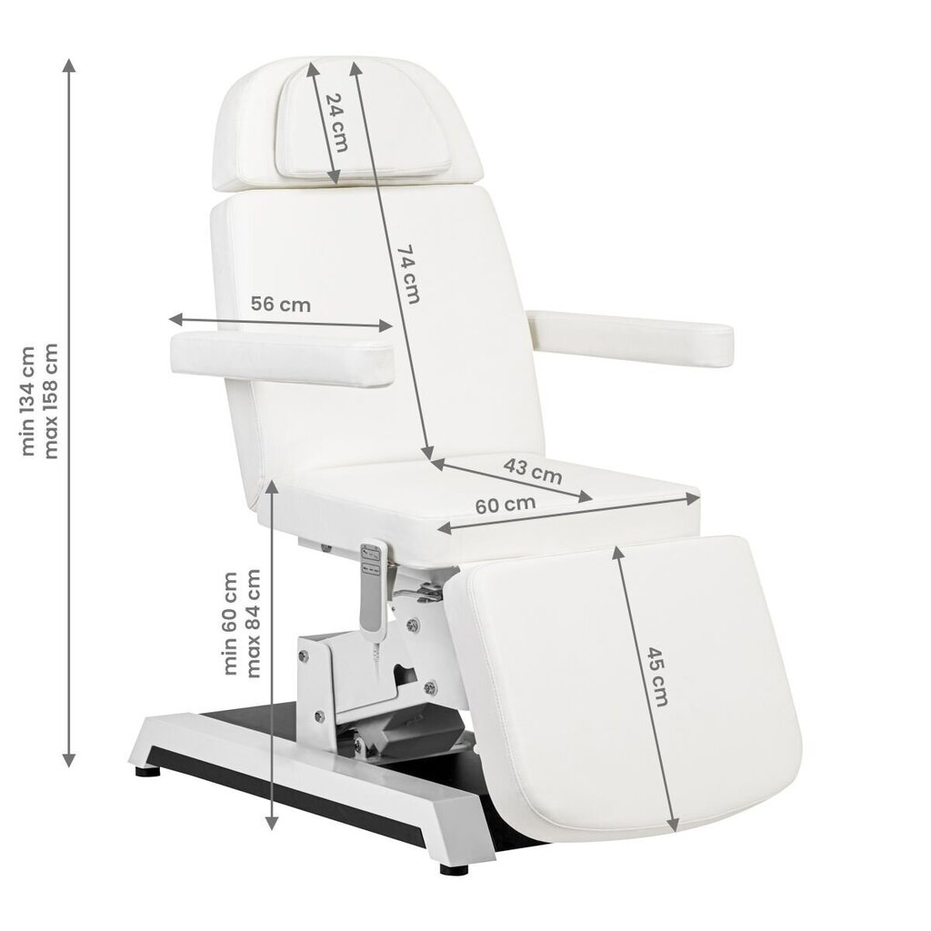 Profesionalus elektrinis gultas-lova kosmetologams EXPERT W-12D kaina ir informacija | Baldai grožio salonams | pigu.lt