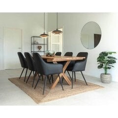 Lauko stalas Murcia, rudas kaina ir informacija | Lauko stalai, staliukai | pigu.lt