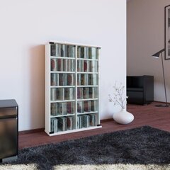 Шкафчик для компакт-дисков Roma, белый цена и информация | Шкафы | pigu.lt