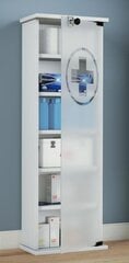 Шкаф для медикаментов Gusal XXL, белый цена и информация | Шкафчики для ванной | pigu.lt