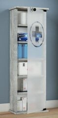 Шкаф для медикаментов Gusal XXL, серый цена и информация | Шкафчики для ванной | pigu.lt