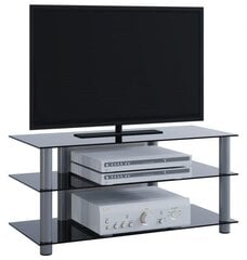 Televizoraus staliukas Netasa, juodas kaina ir informacija | TV staliukai | pigu.lt