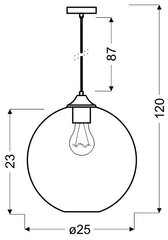 Candellux pakabinamas šviestuvas Edison kaina ir informacija | Pakabinami šviestuvai | pigu.lt