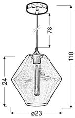 Подвесной светильник Candel 5531-36353-Z цена и информация | Люстры | pigu.lt