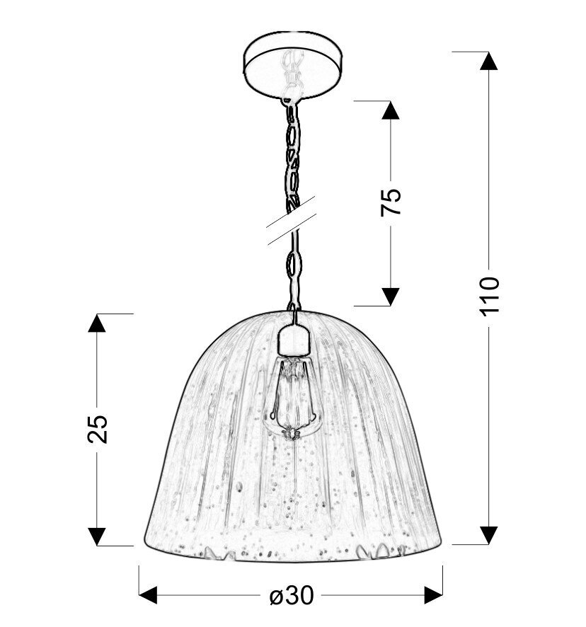 Candellux pakabinamas šviestuvas Vase kaina ir informacija | Pakabinami šviestuvai | pigu.lt