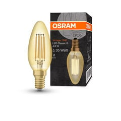 Светодиодная лампочка Osram Vintage B35 3693434 цена и информация | Электрические лампы | pigu.lt