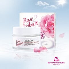 Омолаживающий крем для лица Rose Joghurt  с натуральным розовым маслом и экстрактом йогурта, 50 мл цена и информация | Кремы для лица | pigu.lt