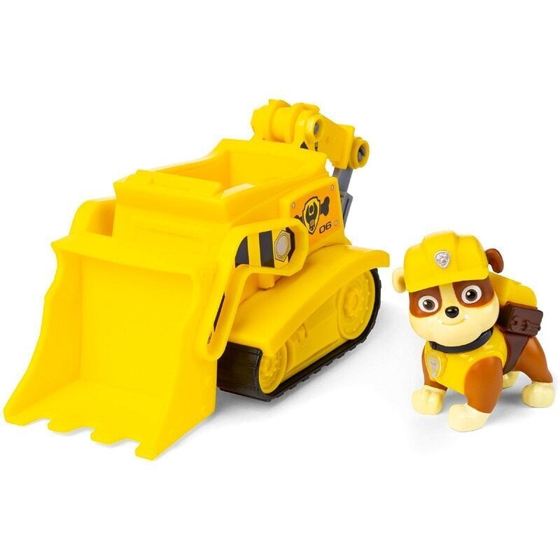 Automobilis Paw Patrol Rubble Bulldozer - automobilis su kolekcine Rubble figūra kaina ir informacija | Žaislai berniukams | pigu.lt