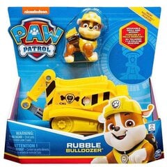 Automobilis Paw Patrol Rubble Bulldozer - automobilis su kolekcine Rubble figūra kaina ir informacija | Paw Patrol Vaikams ir kūdikiams | pigu.lt