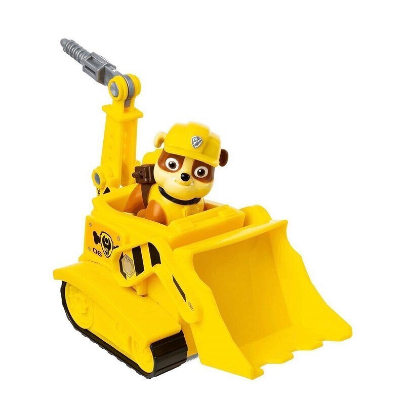 Automobilis Paw Patrol Rubble Bulldozer - automobilis su kolekcine Rubble figūra kaina ir informacija | Žaislai berniukams | pigu.lt